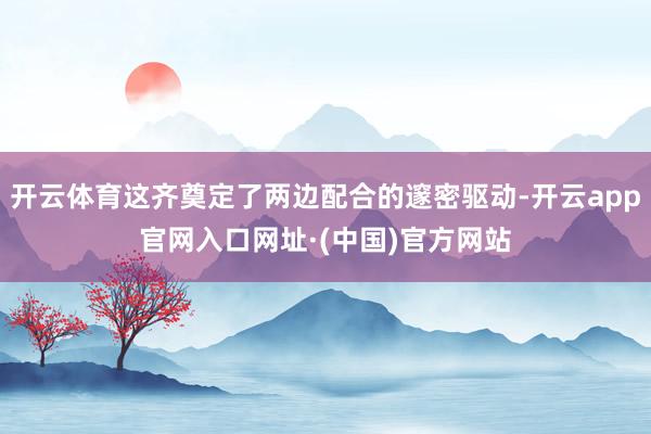 开云体育这齐奠定了两边配合的邃密驱动-开云app官网入口网址·(中国)官方网站